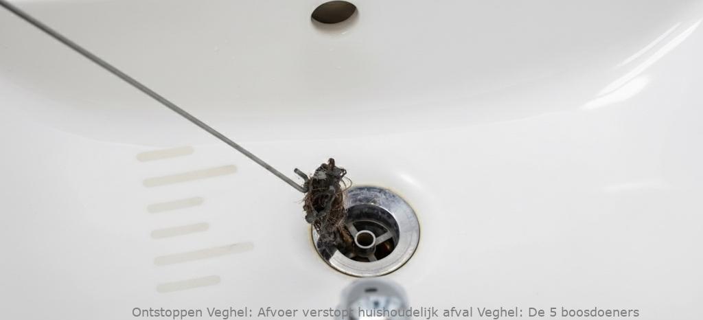Afvoer verstopt huishoudelijk afval Veghel: De 5 boosdoeners