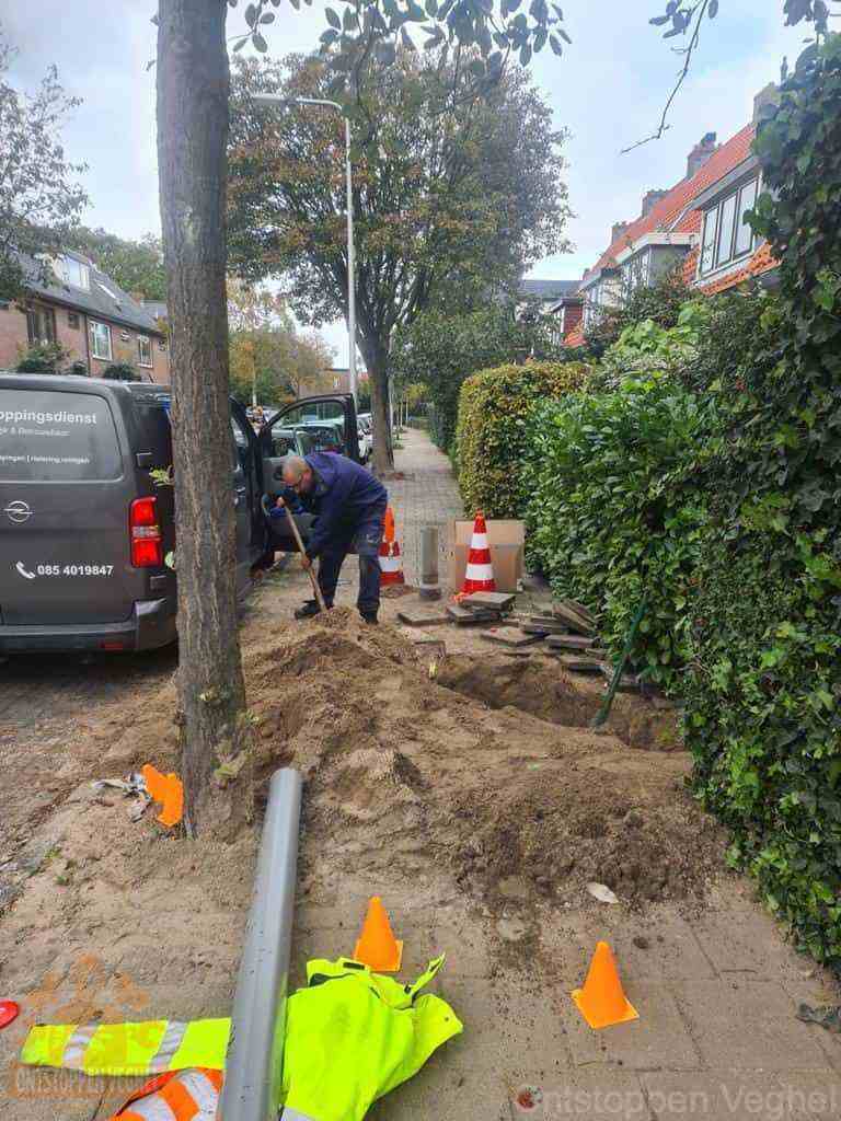 Graven riool Veghel